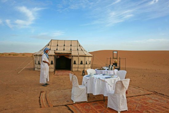 Dining in Morocco