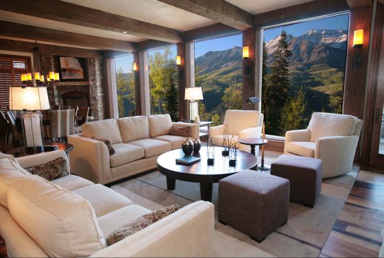 Equity Estates Telluride living room