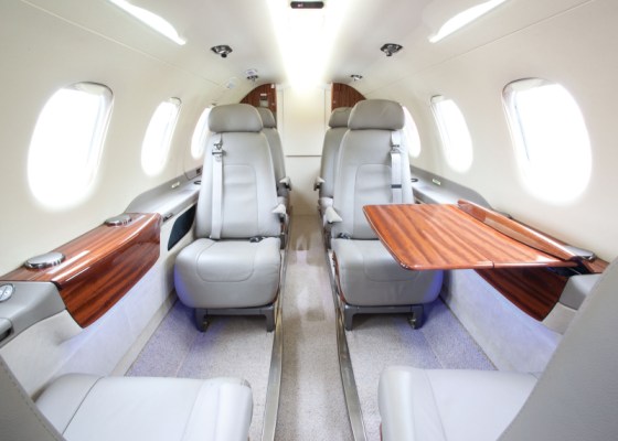 Flight Options Phenom 300 interior