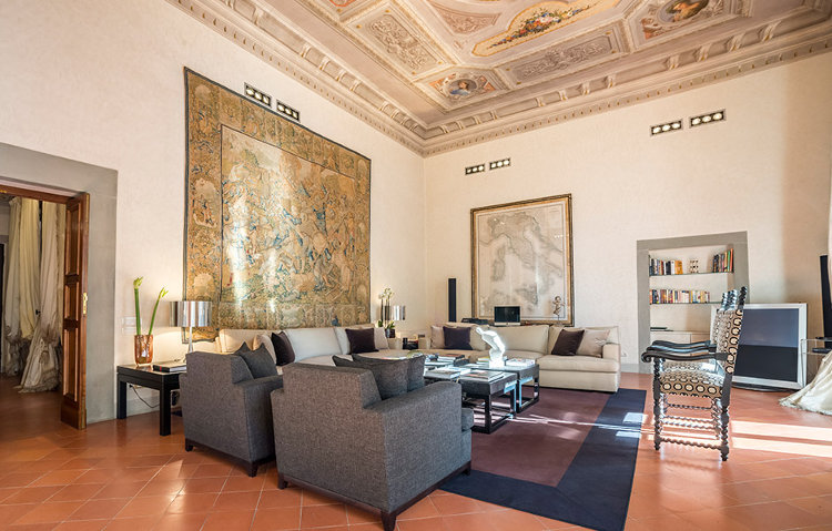 Solstice Florence, Italy home, the great room